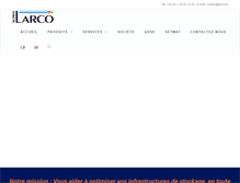 Tablet Screenshot of larco.fr