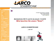 Tablet Screenshot of larco.de